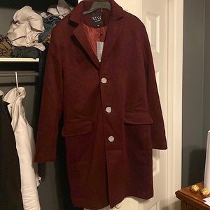 Boohoo suede overcoat